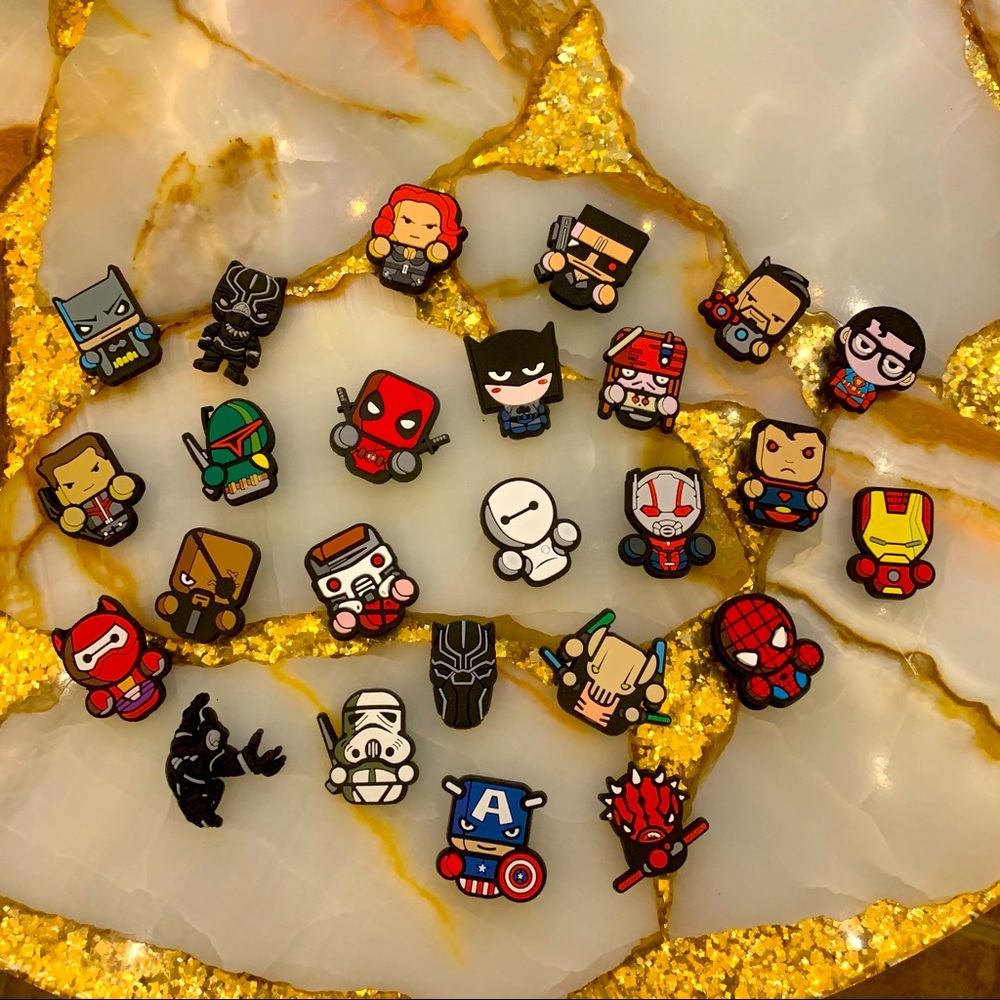 Marvel, DC & Star Wars Croc Jibbitz Charms